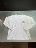 WHITE BRAP SKI LONG SLEEVE POCKET TEE