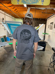 GREY & BLACK BRAP SKI TEE