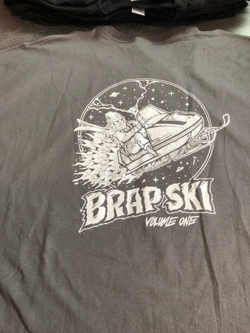 GREY & WHITE BRAPSKI TEE